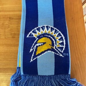 Spartan Logo Scarf in Blue and Yellow